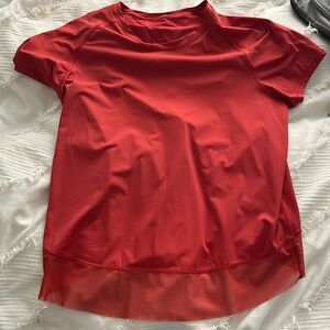 Lululemon quick pace short sleeve shirt, seawheeze edition